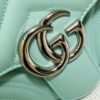 gg Marmont Small Matelass¨¦ Shoulder Bag Mint Green Matelass¨¦ Chevron For Women 10in/26cm gg