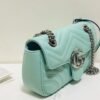 gg Marmont Matelass¨¦ Mini Bag Mint Green Matelass¨¦ Chevron For Women 8.5in/22cm gg