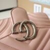 gg Marmont Mini Top Handle Bag Dusty Pink Matelass¨¦  For Women 8.3in/21cm  547260 DTDIT 5729