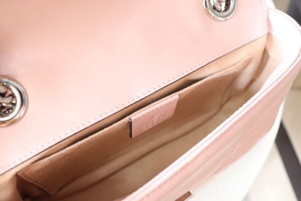 gg Marmont Matelass¨¦ Mini Bag Dusty Pink Matelass¨¦ Chevron For Women 8.5in/22cm gg