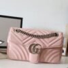 gg Marmont Small Matelass¨¦ Shoulder Bag Dusty Pink For Women 10in/26cm gg 443497