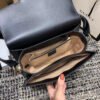 gg Horsebit 1955 Shoulder Bag Black Textured With A Vintage Effect For Women 9.8in/25cm gg ?602204 1DB0G 1000
