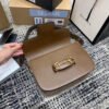 gg Horsebit 1955 Shoulder Bag Brown Textured With A Vintage Effect For Women 9.8in/25cm gg ?602204 1DB0G 2361