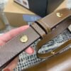 gg Horsebit 1955 Shoulder Bag Brown Textured With A Vintage Effect For Women 9.8in/25cm gg ?602204 1DB0G 2361
