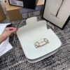 gg Horsebit 1955 Shoulder Bag White For Women 9.8in/25cm gg ?602204 1DB0G 9022