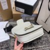 gg Horsebit 1955 Shoulder Bag White For Women 9.8in/25cm gg ?602204 1DB0G 9022