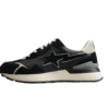 BAPE STA Retro Runner Black and White Sneakers