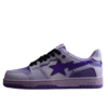 BAPE STA Low-Top Purple Gradient Sneakers