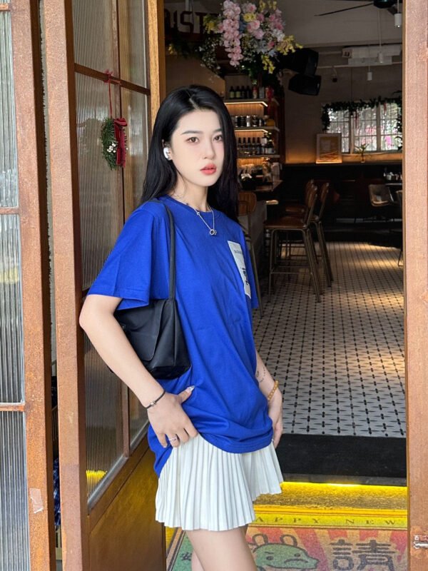 13_2bc16cda-55d9-4568-9e1b-84d3813b4b23 Burberry Embroidered Patch T-Shirt (Blue)