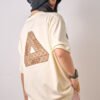 Gucci Triangle Logo Beige T-Shirt
