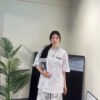 Balenciaga White Tie-Dye T-Shirt