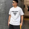Prada Milano White Emblem T-Shirt