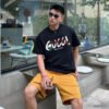 Gucci Strawberry Logo T-Shirt (Black)