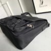 gg Shoulder Bag Nylon Shima Black gg Embossed For Men 13.8in/35cm gg
