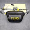 FI Little Monster Belt Bag Black/Yellow/Gray For Men, Men’s Bags 7.9in/20cm FF