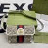 gg Ophidia Belt Bag Beige And Ebony gg Supreme Canvas, A Material With Low Environmental Impact For Men? 8.7in/22cm gg 674081 96IWT 9794