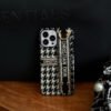 CD Houndstooth Wristband iPhone Case