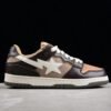BAPE STA Low-Top Sneakers in Brown and Beige