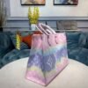 LV Escale OnTheGo GM Tote Bag Monogram Canvas Pastel Pink For Women,  Shoulder Bags 16.1in/41cm LV M45119