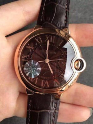 BALLON BLEU DE  W6920037 V6 FACTORY BROWN STRAP