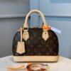 LV Alma BB Monogram Canvas Beige For Women,  Shoulder And Crossbody Bags 9.2in/23.5cm LV M53152
