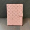 3D Embossed Canvas Monogram Holster Apple iPad Flip Cover With Stand Function
