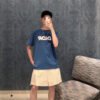 Dior Classic Logo T-Shirt (Blue)