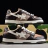BAPE STA Low-Top Sneakers in Brown and Beige