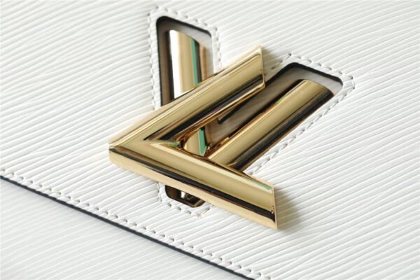 LV Twist MM Epi White For Women, Women¡¯s Bags, Shoulder And Crossbody Bags 9.1in/23cm LV M55513