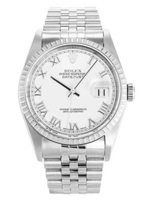 Rolex Datejust White 16220 Mens 36MM