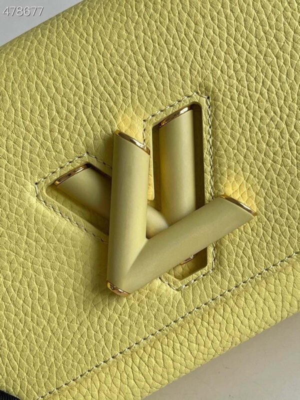 LV Twist PM Ginger Yellow For Women, Women¡¯s Handbags, Shoulder And Crossbody Bags 7.1in/18cm LV M58571