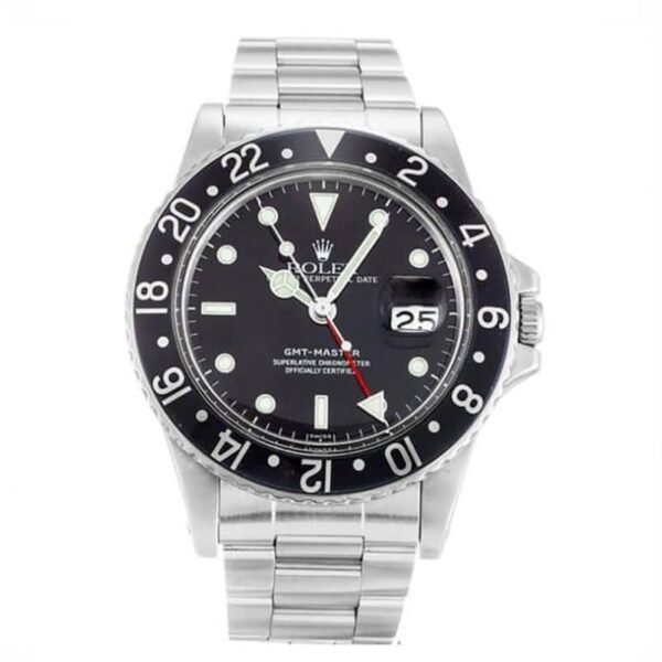 16750 Rolex GMT Master Black 16750 Mens Watch 40MM