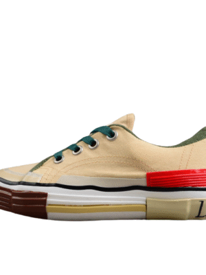 Multi-Color Canvas Low Top Sneakers