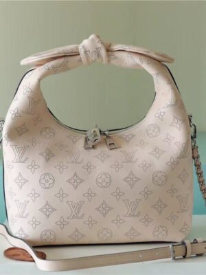 LV Why Knot MM Mahina Light Pink For Women,  Shoulder And Crossbody Bags 13.4in/34cm LV?