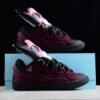 Lanvin Burgundy Suede Sneakers