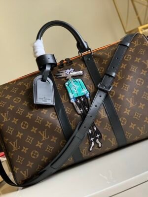 LV Keepall Bandouliere 45 Monogram Canvas For Men, Men¡¯s Bags, Travel Bags 17.7in/45cm LV