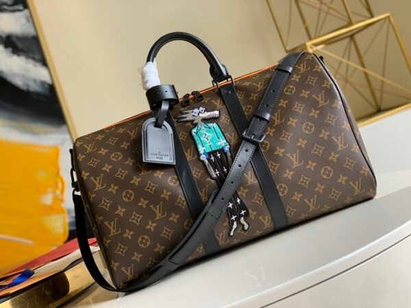 LV Keepall Bandouliere 45 Monogram Canvas For Men, Men¡¯s Bags, Travel Bags 17.7in/45cm LV
