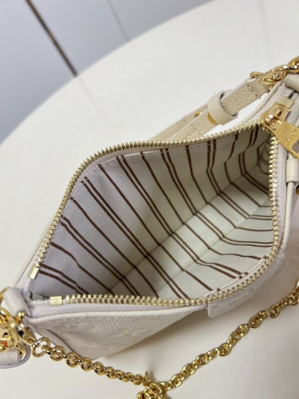 1879d83f LV Easy Pouch On Strap Monogram Empreinte Crème White For Spring, Women’s Handbags, Shoulder Bags 7.5in/19cm LV M81066