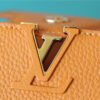 LV Capucines Mini Taurillon Jaune Sunbeam For Women,  Shoulder And Crossbody Bags 21cm/8.3in LV
