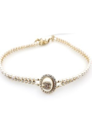18K CC Pearl Necklace