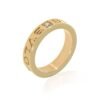 18K Yellow Gold BV Diamond Ring