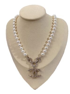 18K CC Pearl Necklace