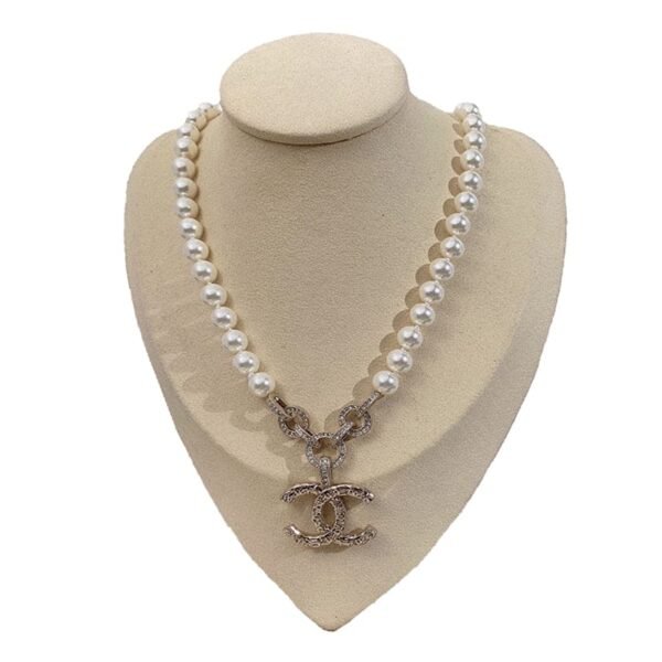 18K CC Pearl Necklace