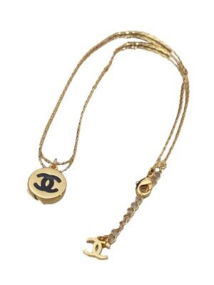 18K CC Pendant Necklace