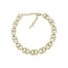 18K Rhinestone 2021 CC Interlocking Choker Necklace