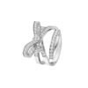 18K CC Diamonds Knot Ring