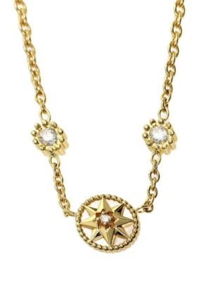 18K CD Rose Des Vents Vintage Necklace