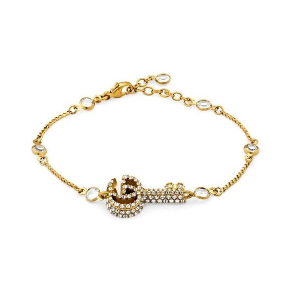 18K Double G Crystal Key Bracelet