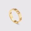 18K Double G Icon Yellow Gold Ring
