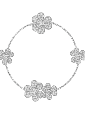 18K Frivole Diamonds Clover Bracelet